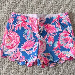 Lilly Pulitzer Vibrant Floral High Waist Shorts